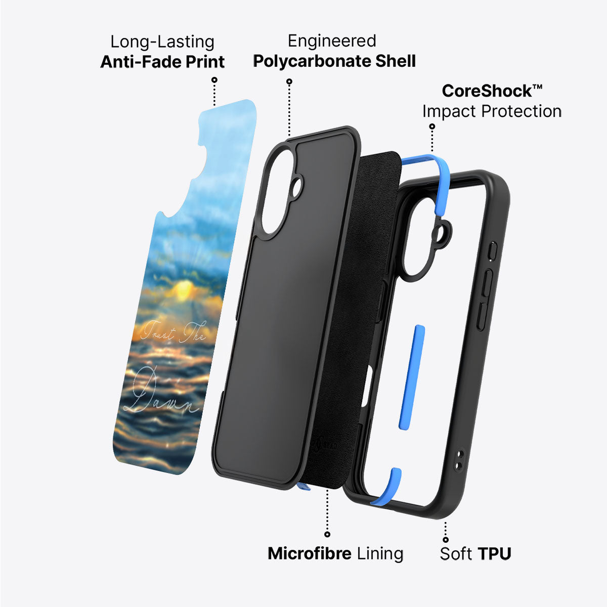 Trust the Dawn - iPhone 17 Case #case type_core (non magsafe)