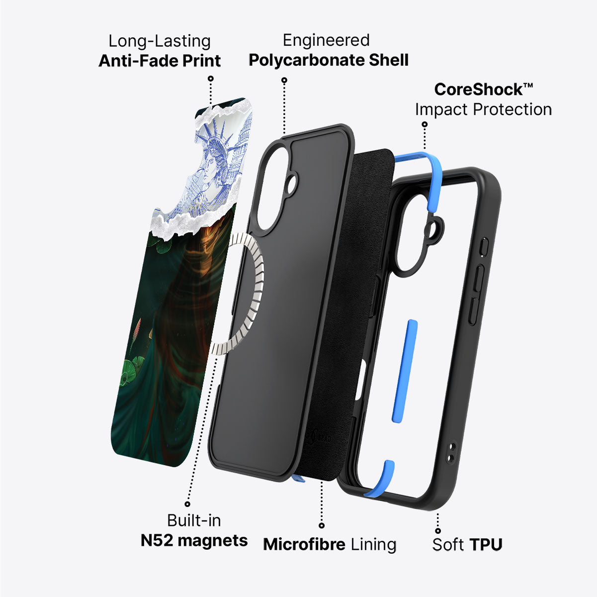 What is Liberty - iPhone 17 Case #case type_core (magsafe)