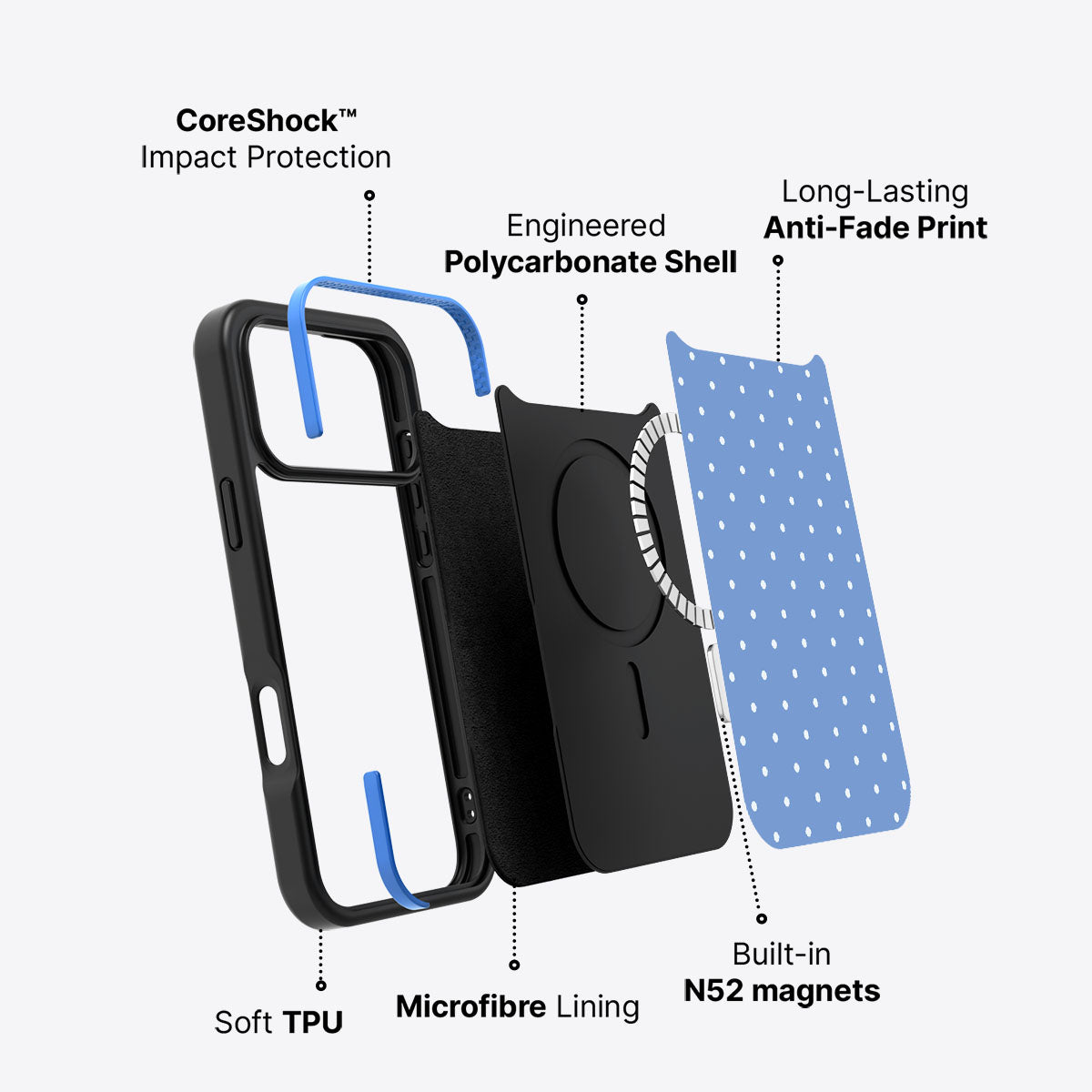 Azurelle - iPhone 17 Pro Case #case type_core (magsafe)