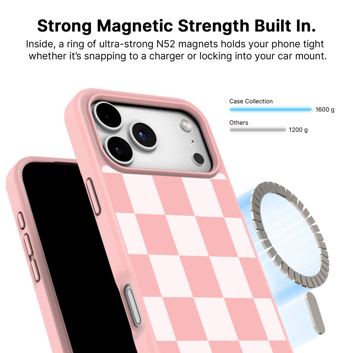 iPhone 17 Pro MagSafe case – Ballet Tile design