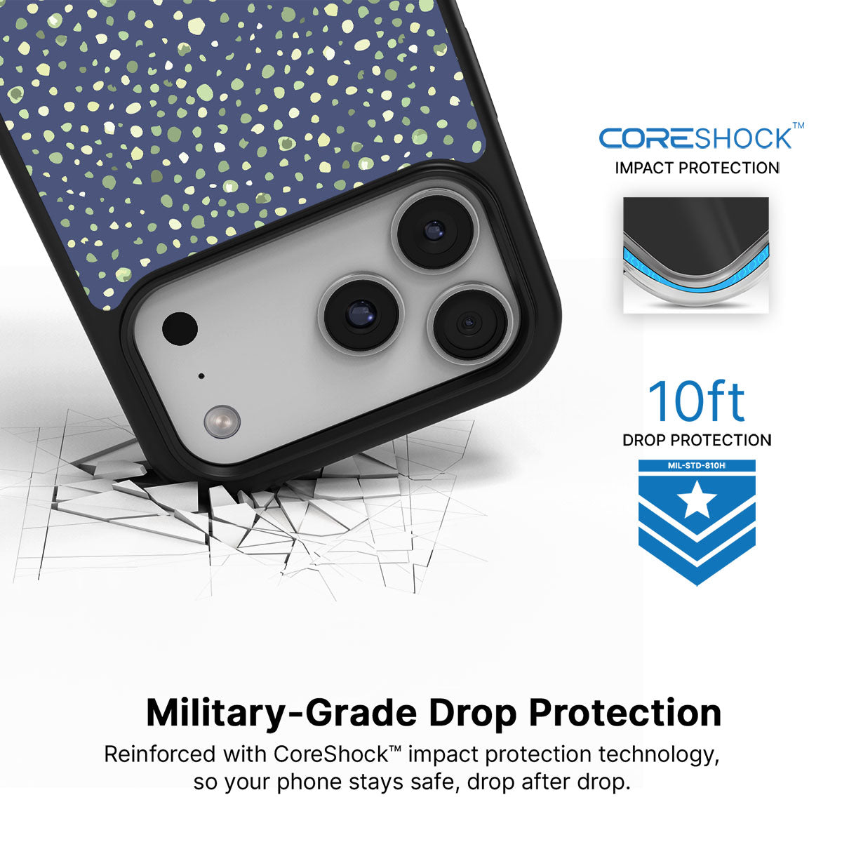 Blue Spring Dew - iPhone 17 Pro Case #case type_core (magsafe), #case type_core (non magsafe)