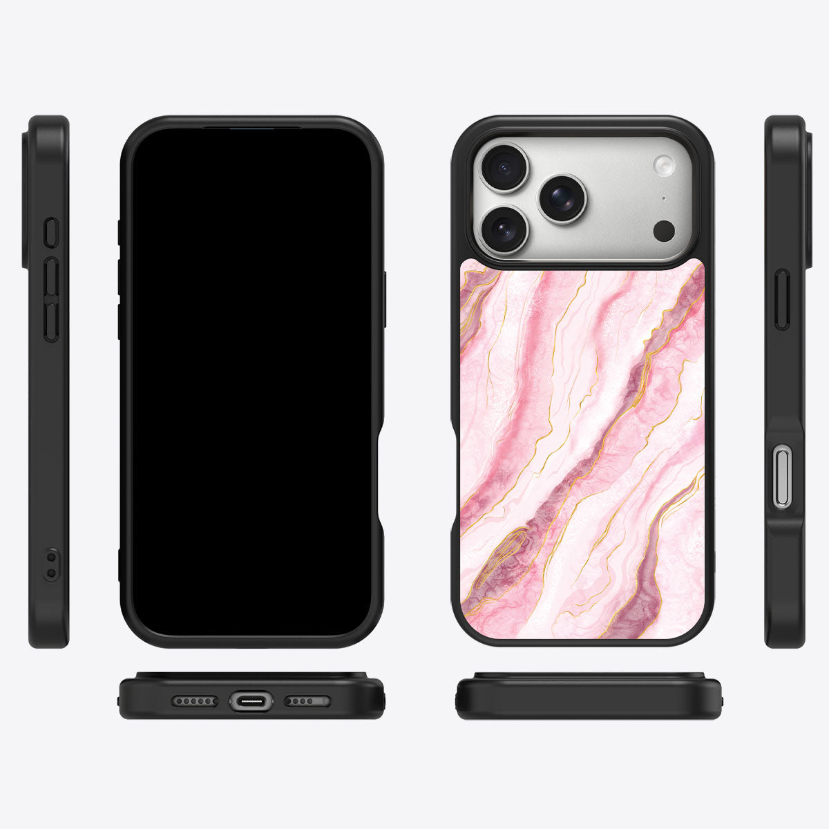 Blushed Marble - iPhone 17 Pro Case, #case type_core (magsafe), #case type_core (non magsafe)
