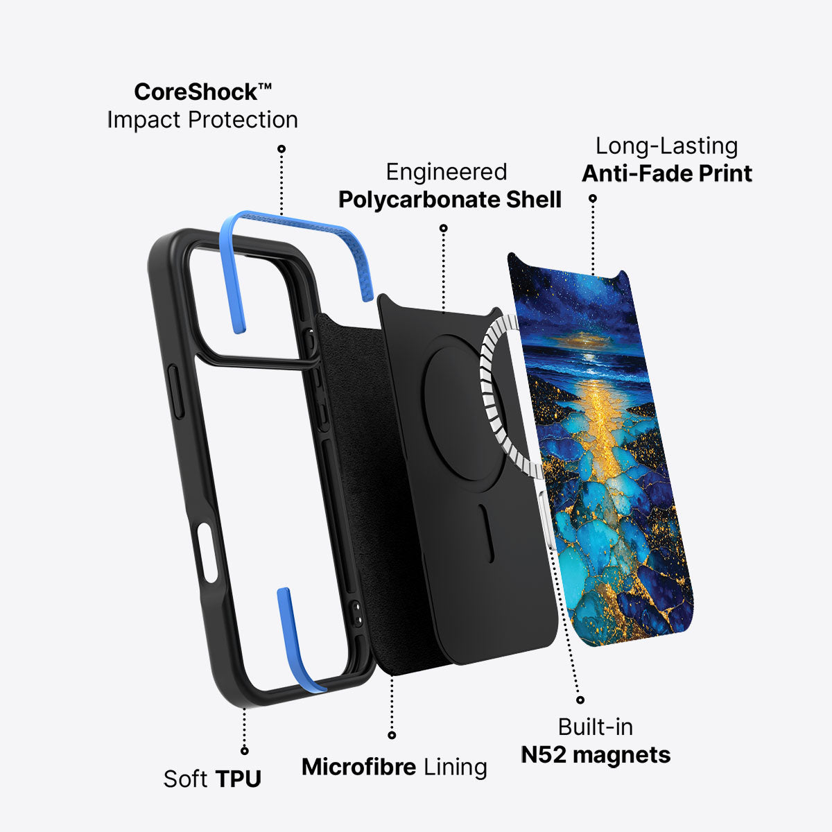 Cosmic Seascape - iPhone 17 Pro Case