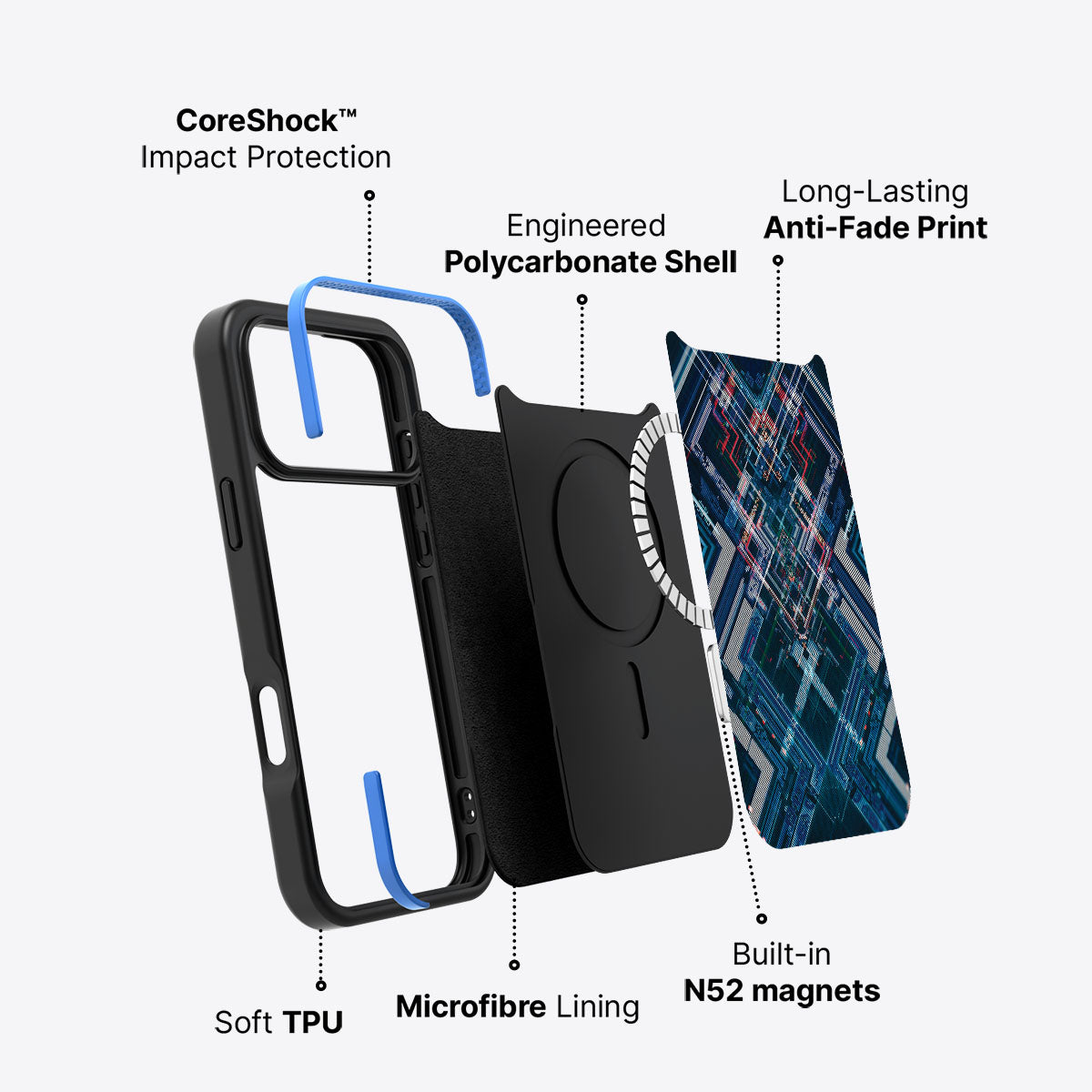 Electropolis - iPhone 17 Pro Case #case type_core (magsafe)