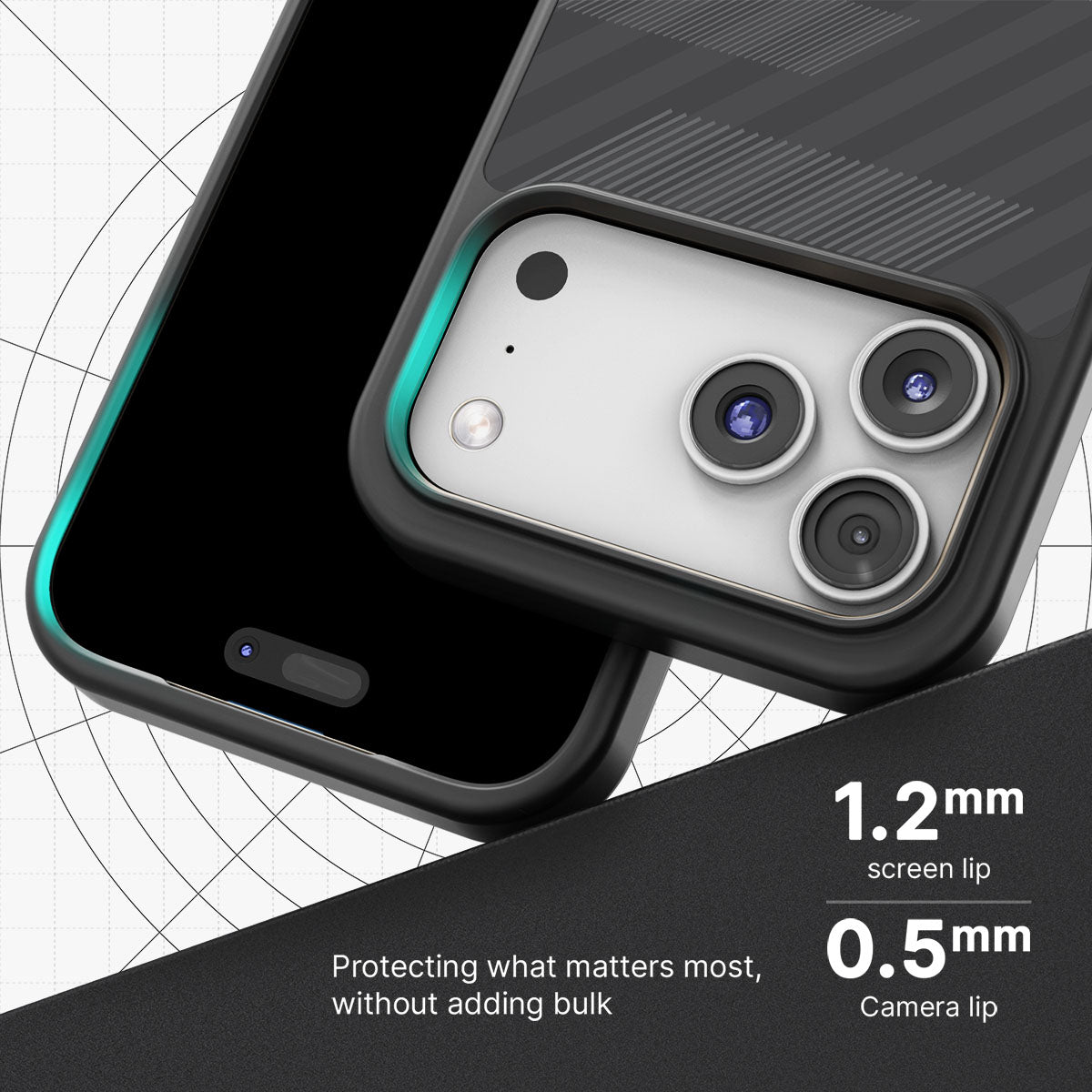 Gray Twill Play - iPhone 17 Pro Case #case type_core (magsafe), #case type_core (non magsafe)