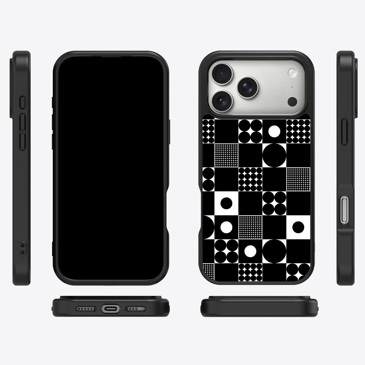 Grid and Orb - iPhone 17 Pro Case #case type_core (magsafe), #case type_core (non magsafe)