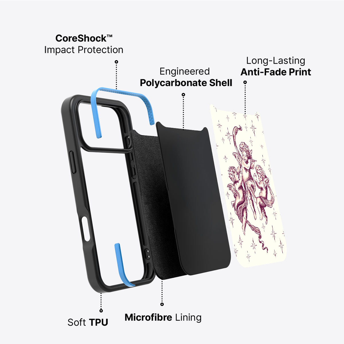 Herald Angels - iPhone 17 Pro Case #case type_core (non magsafe)