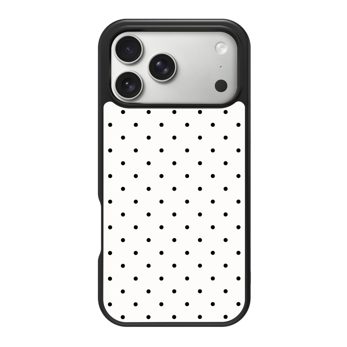 Ivory Sprinkle design back view – iPhone 17 Pro case