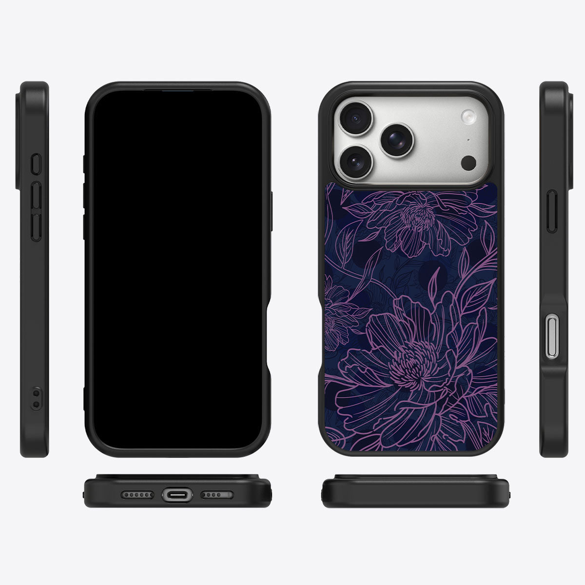 Luminous Blooms - iPhone 17 Pro Case #case type_core (magsafe), #case type_core (non magsafe)