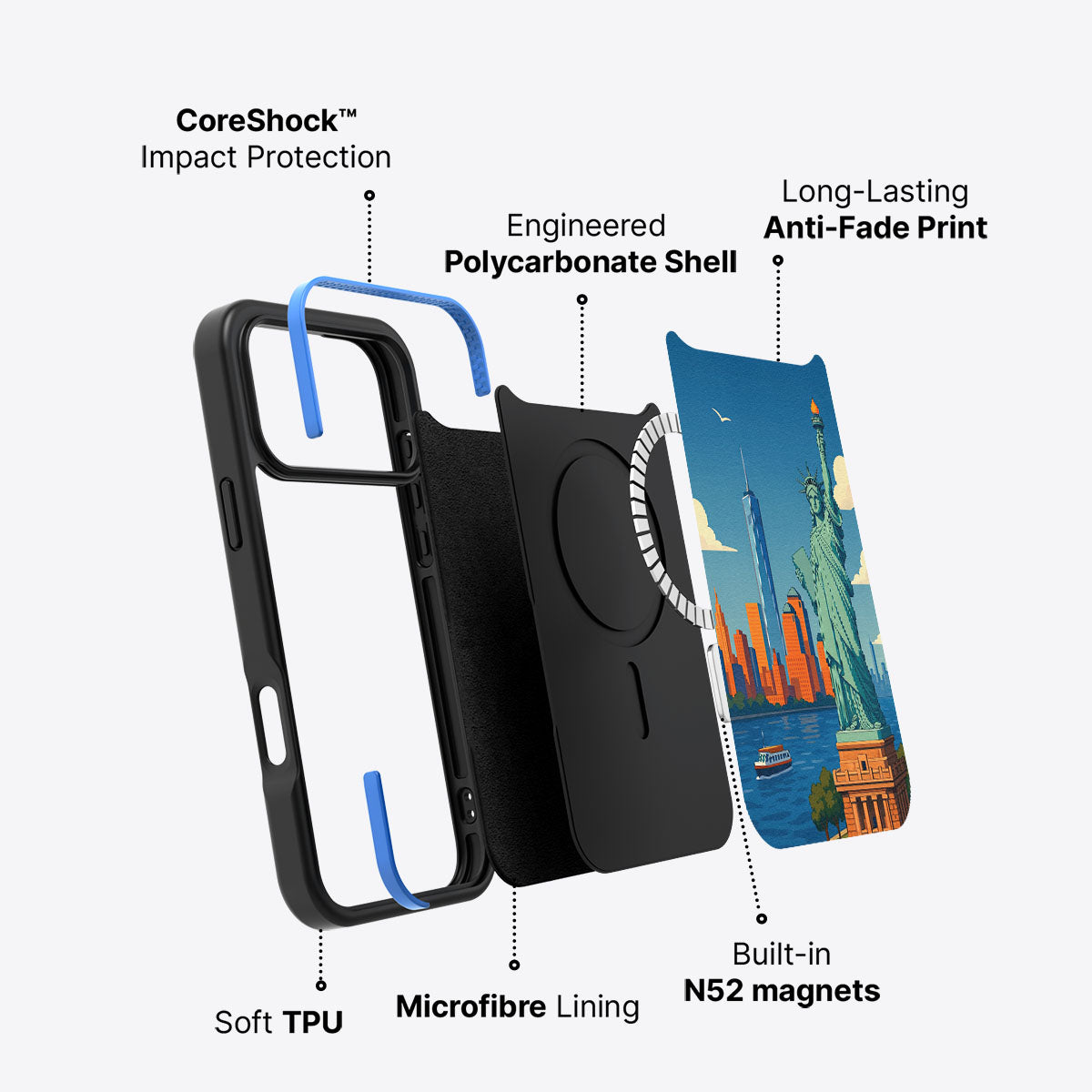 Newyork - iPhone 17 Pro Case #case type_core (magsafe)