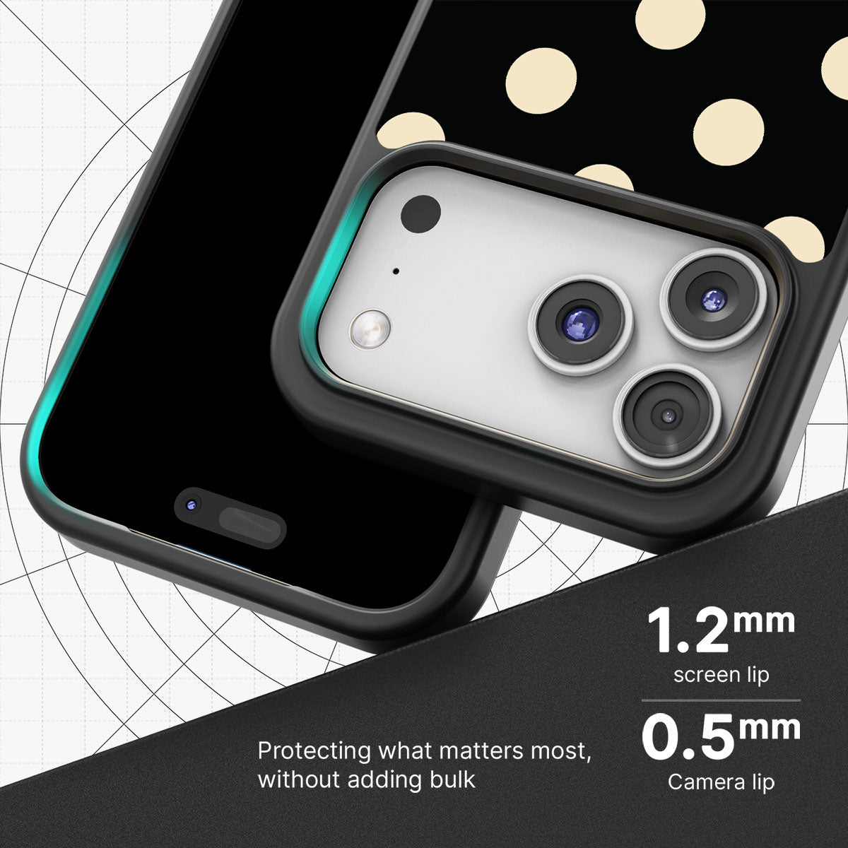 Noir Cream - iPhone 17 Pro Case #case type_core (magsafe), #case type_core (non magsafe)