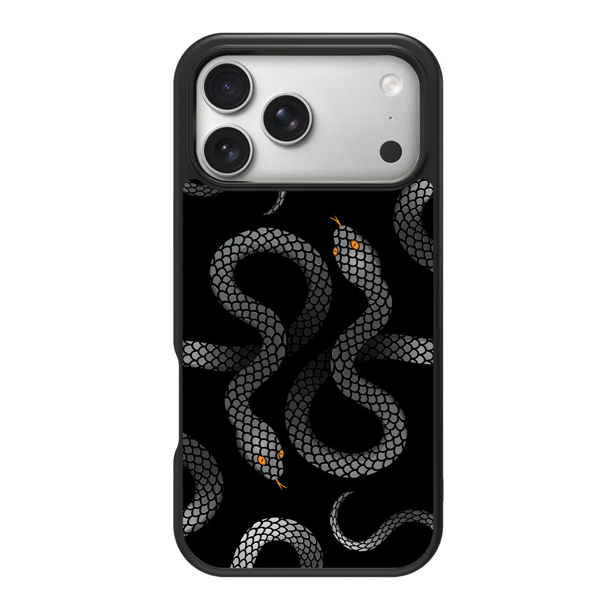 Noir Serpent - iPhone 17 Pro Case #case type_core (magsafe), #case type_core (non magsafe)