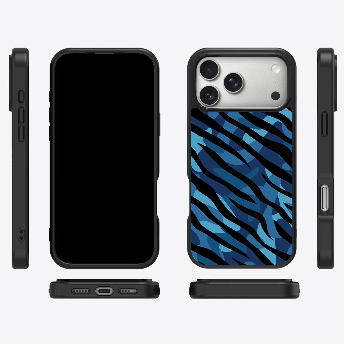 Ocean Camo - iPhone 17 Pro Case, #case type_core (magsafe), #case type_core (non magsafe)