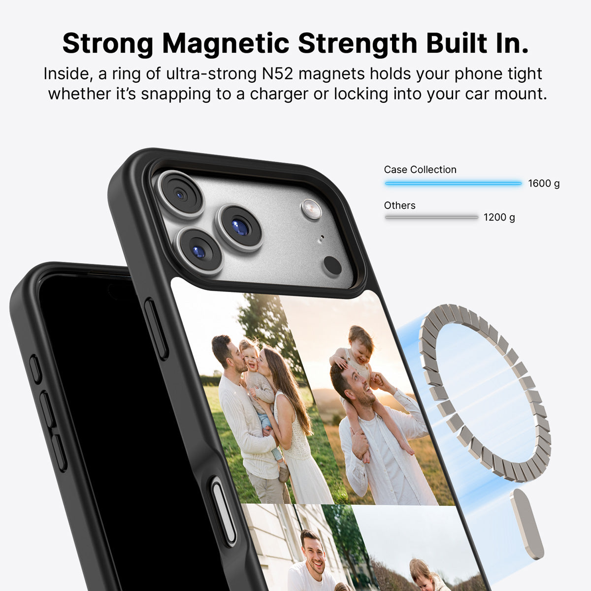 iPhone 17 Pro MagSafe case – personalised photo collage