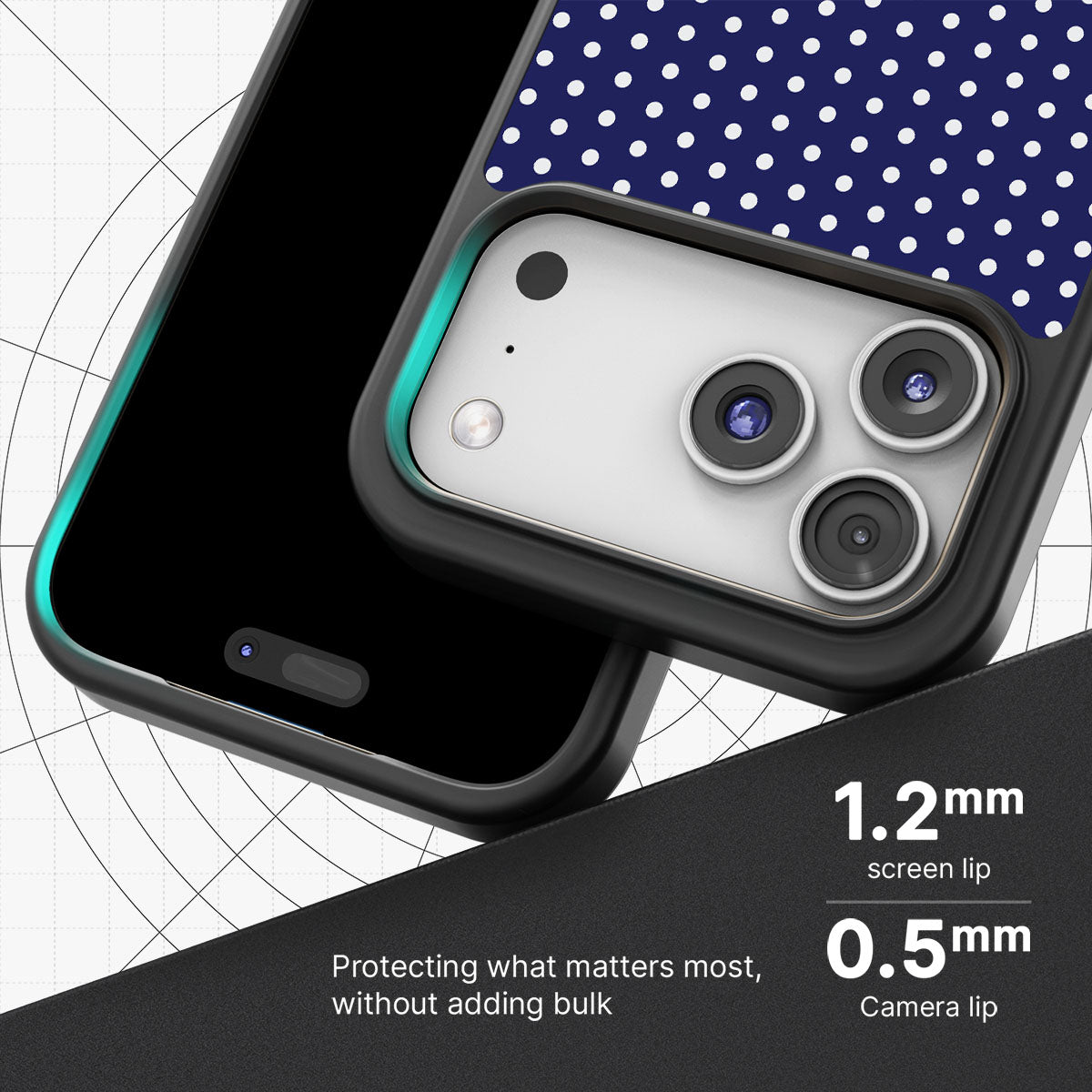 Rainy Sky slim iPhone 17 Pro phone case