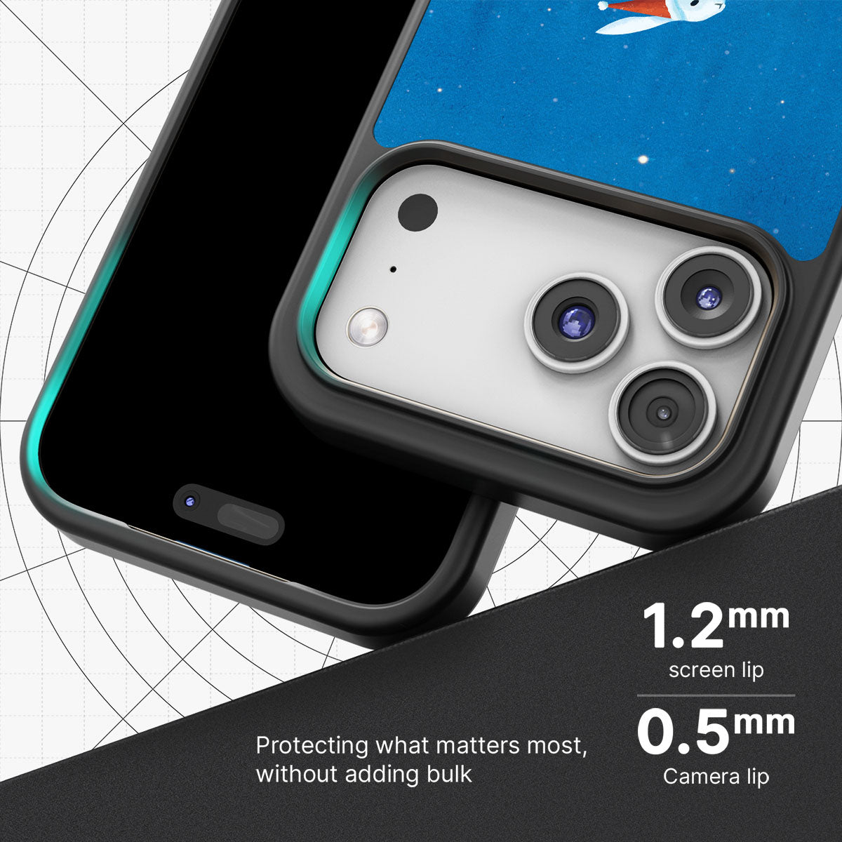 Santa Bunny - iPhone 17 Pro Case #case type_core (magsafe), #case type_core (non magsafe)