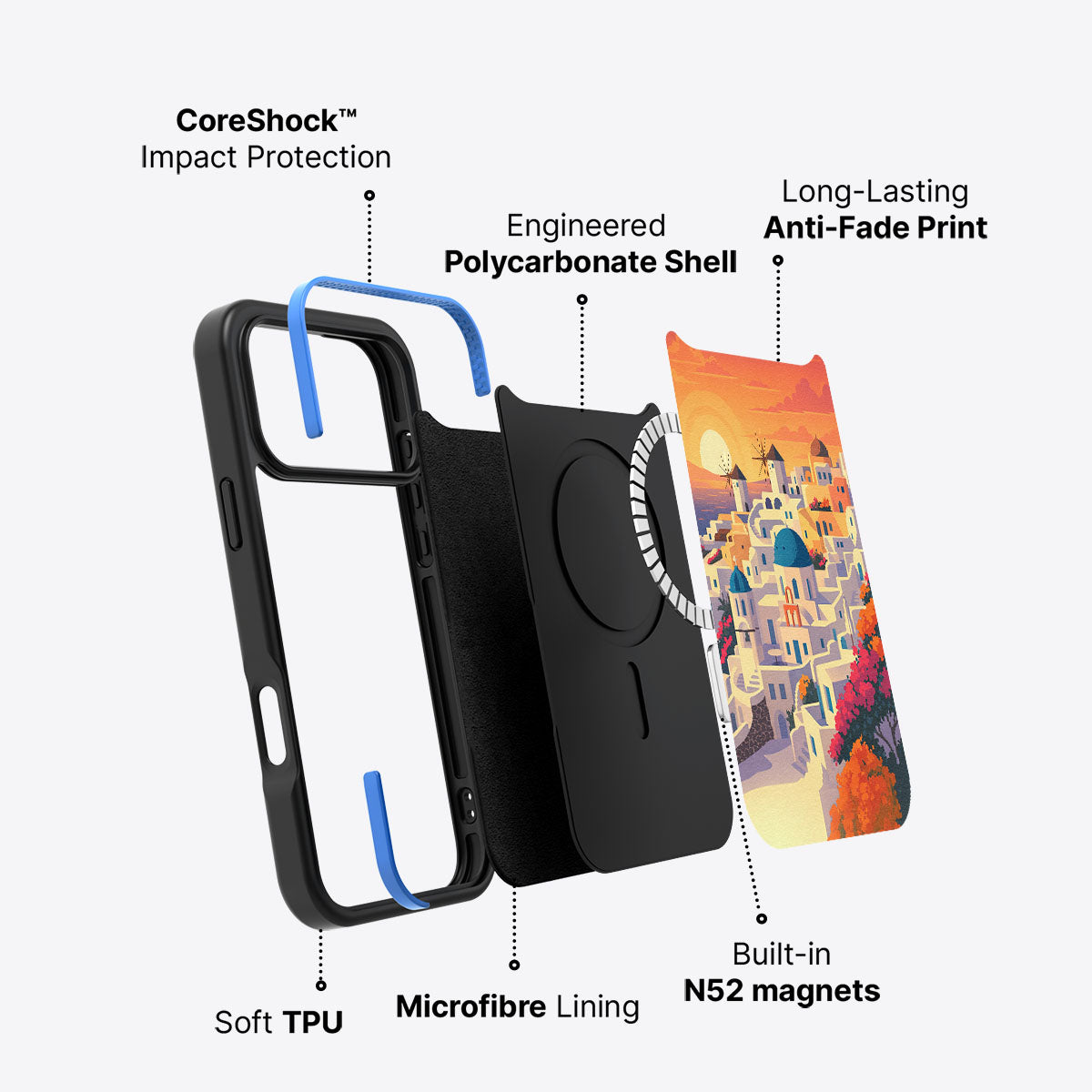 Santorini - iPhone 17 Pro Case #case type_core (magsafe)