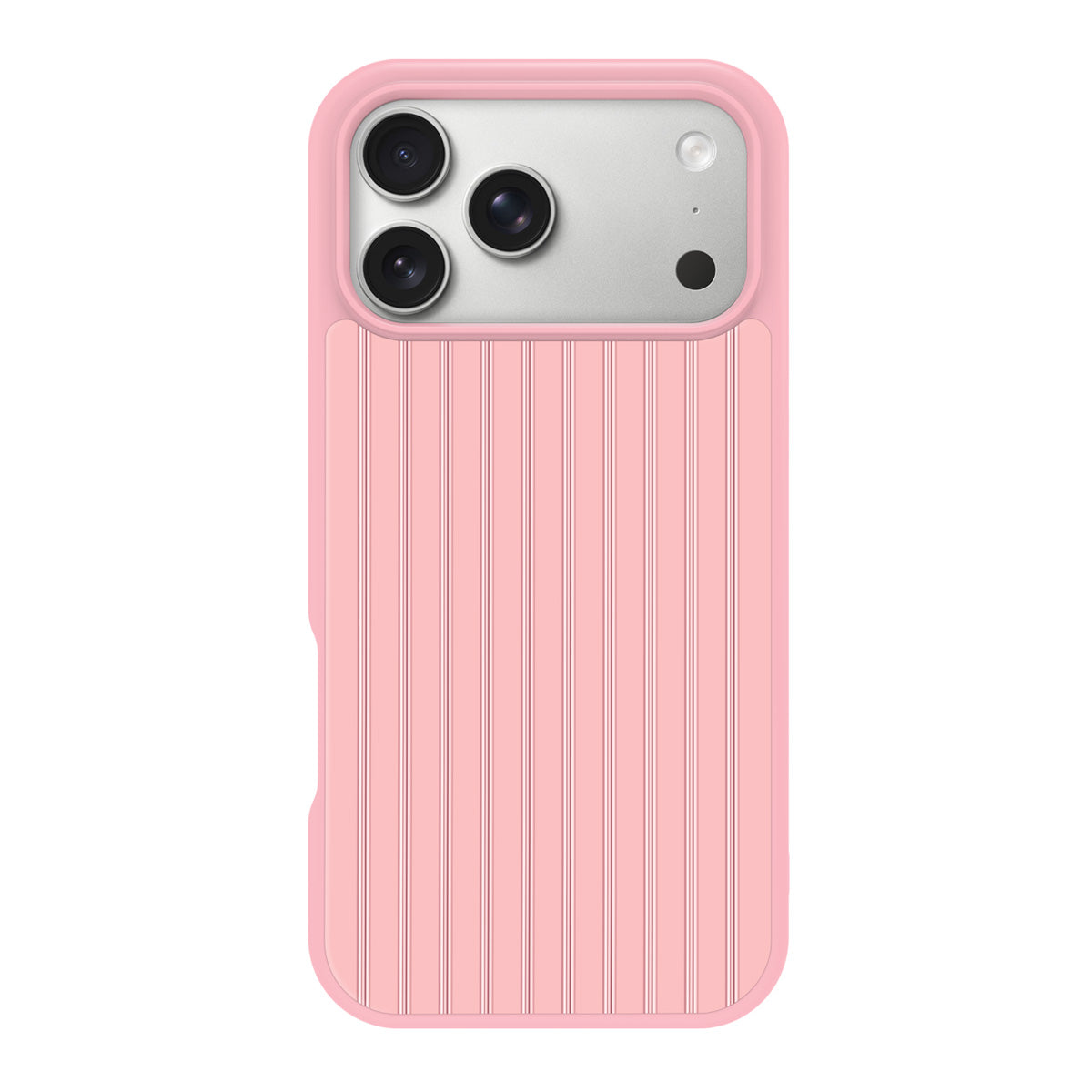 Sorbet Pinstripe design back view – iPhone 17 Pro case
