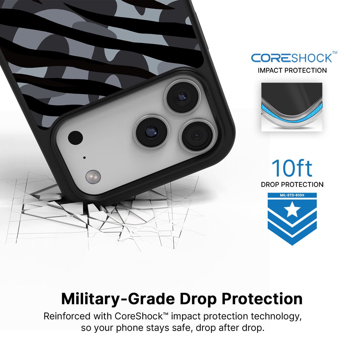 Stealth Camo - iPhone 17 Pro Case, #case type_core (magsafe), #case type_core (non magsafe)