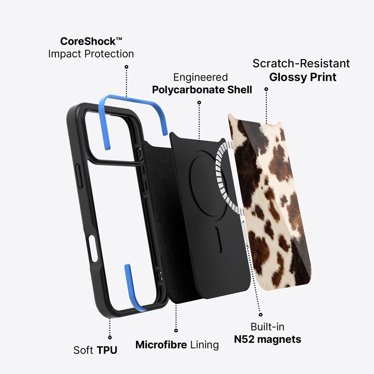 iPhone 17 Pro Case with MagSafe – Swiss Cow