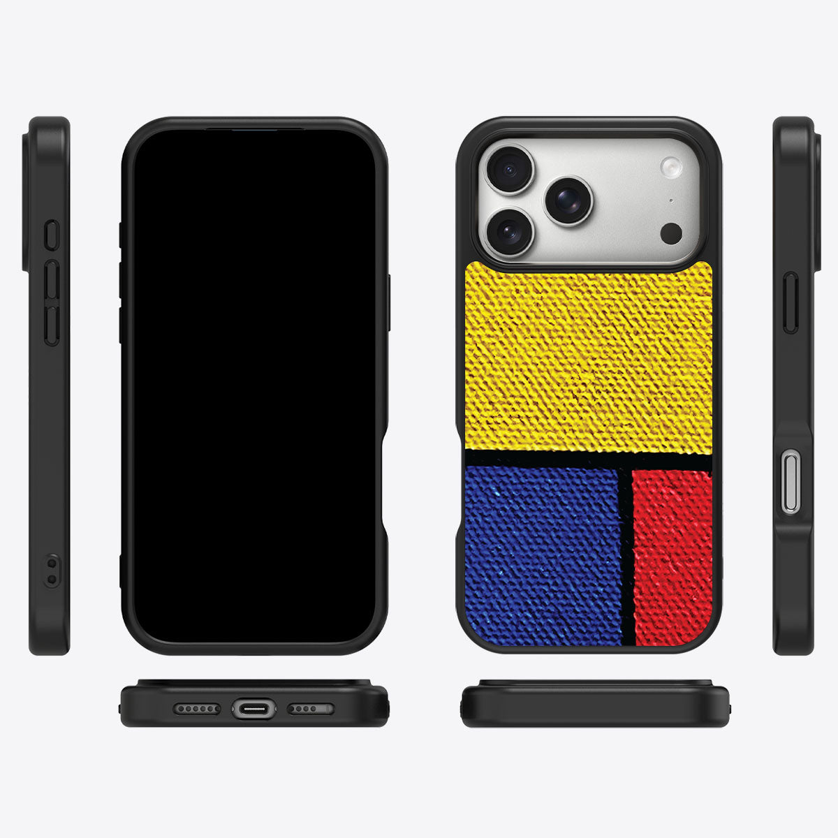 Bauhaus Blocks - iPhone 17 Pro Max Case #case type_core (magsafe), #case type_core (non magsafe)
