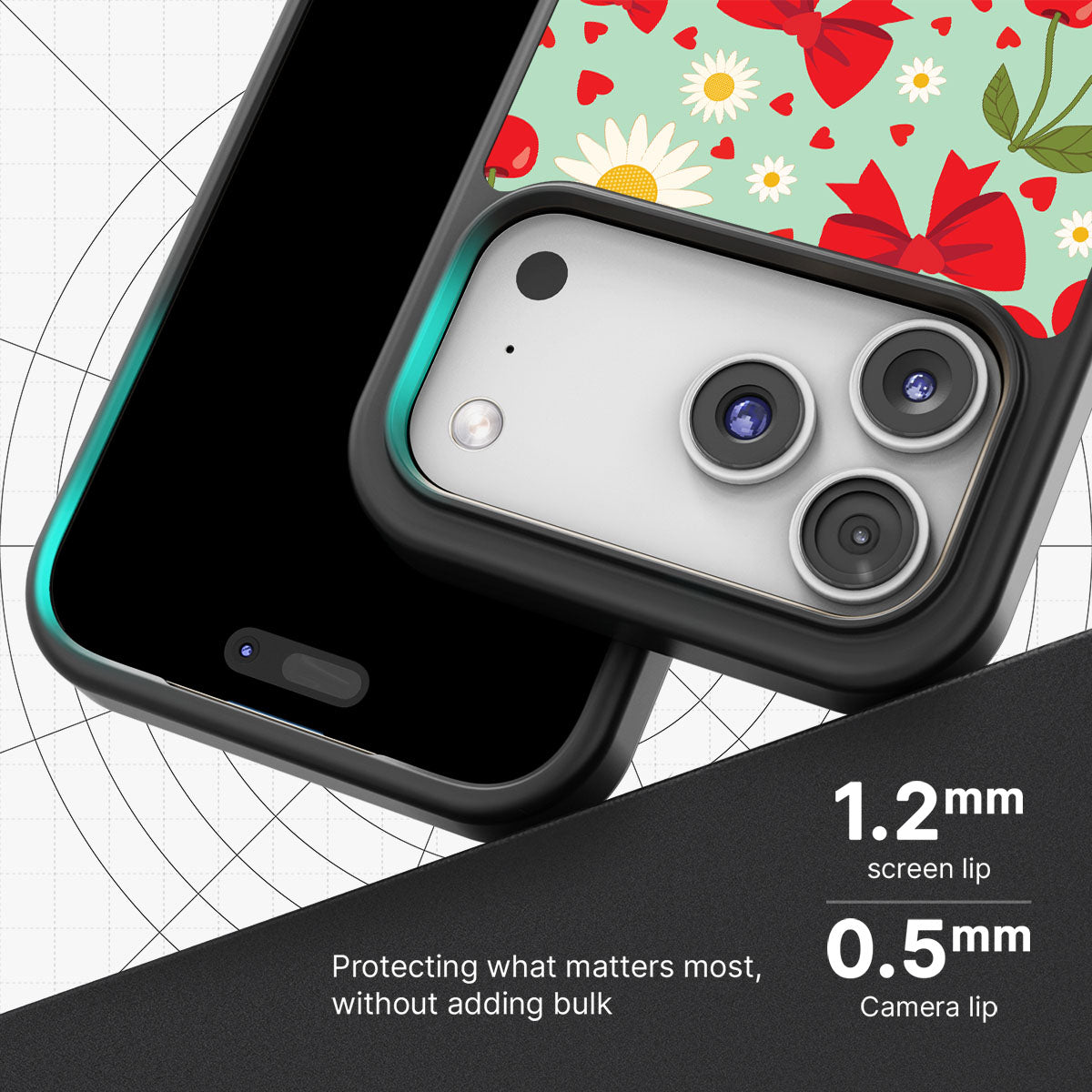 Blushing Bows - iPhone 17 Pro Max Case #case type_core (magsafe), #case type_core (non magsafe)