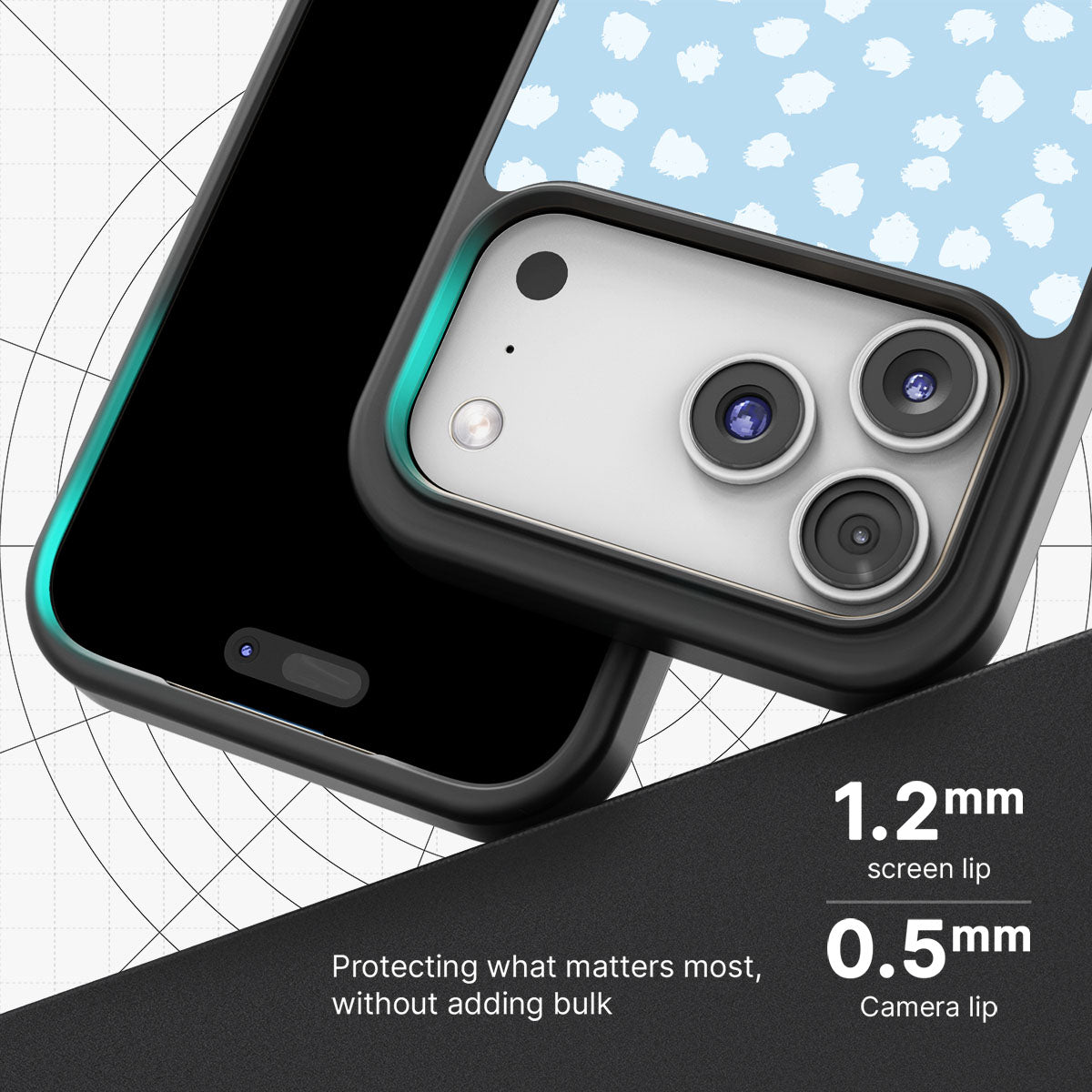 Cloud Dots - iPhone 17 Pro Max Case #case type_core (magsafe), #case type_core (non magsafe)