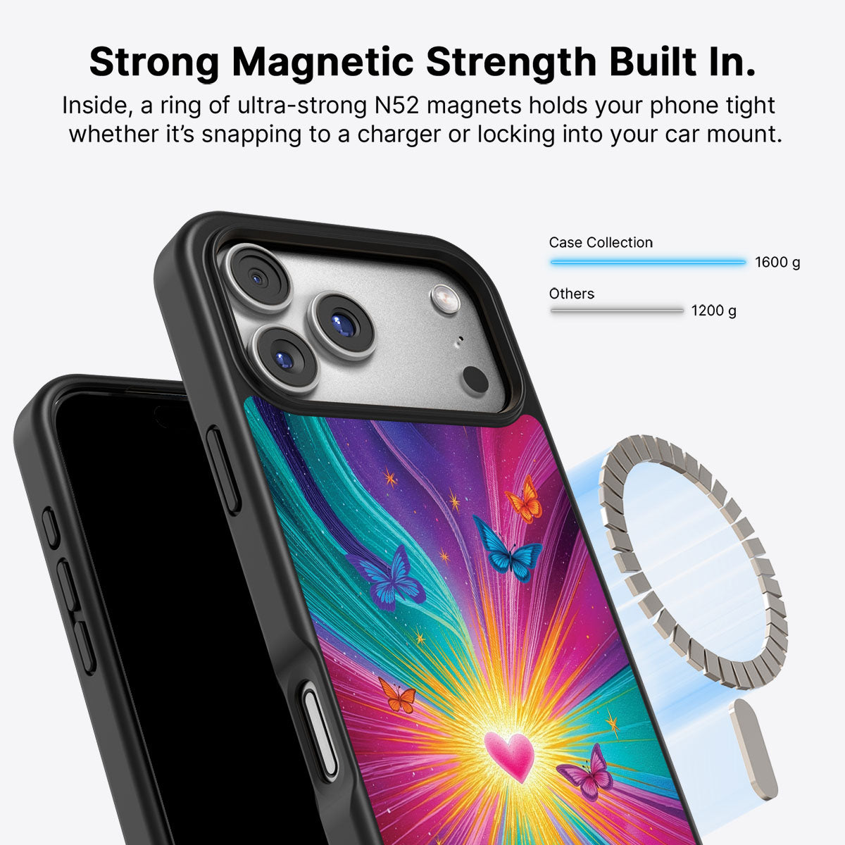 Galaxy Designer iPhone 17 Pro Max Case – Cosmic Aura | MagSafe