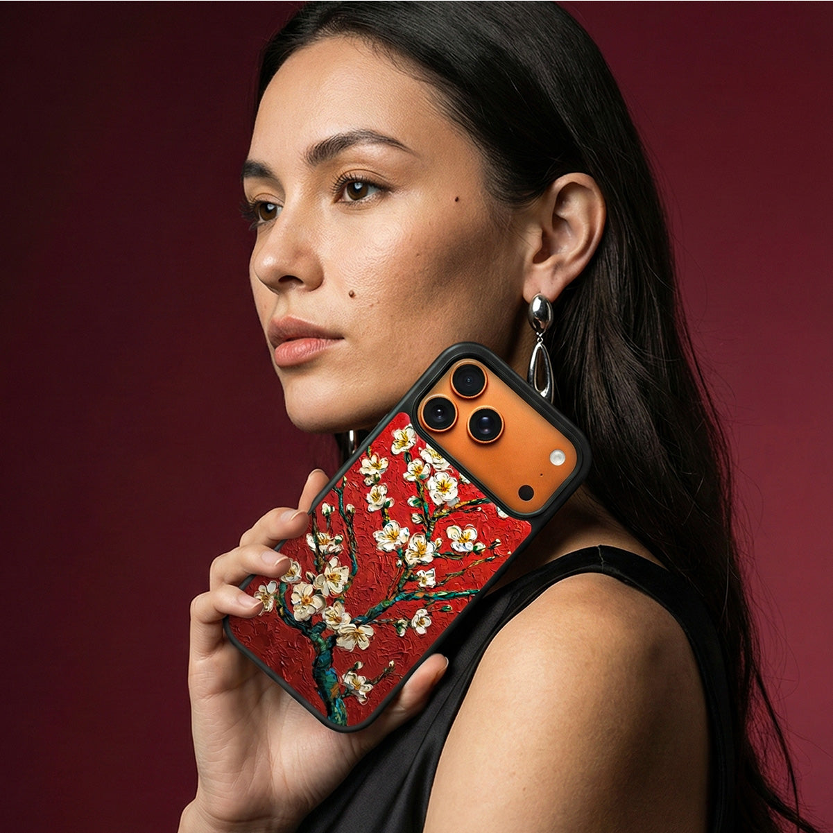 Crimson Blossom - iPhone 17 Pro Case