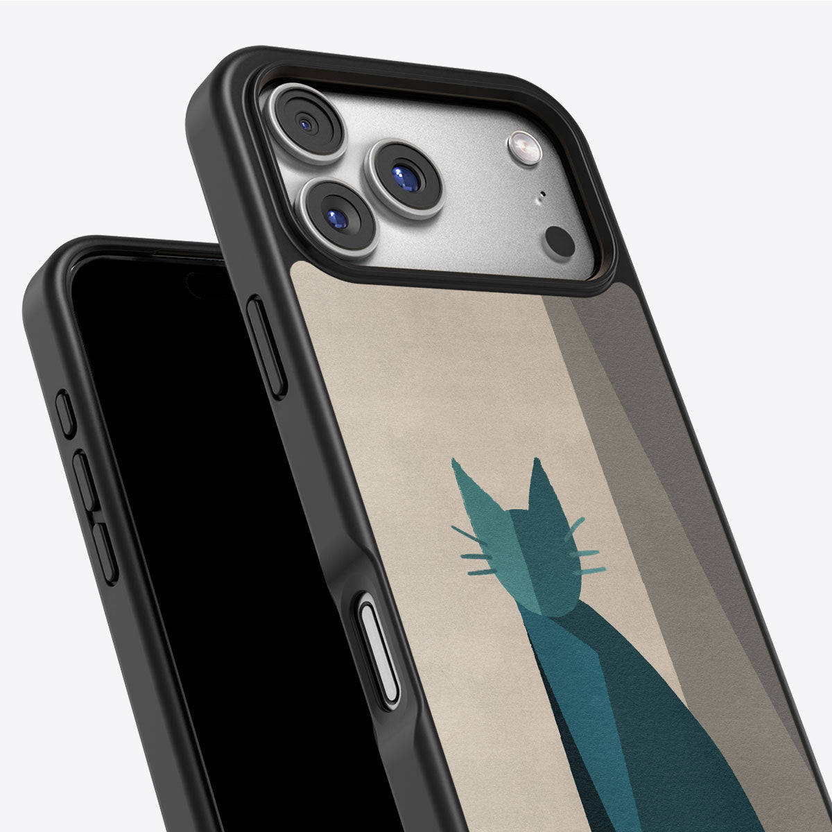 Cubist Feline - iPhone 17 Pro Max Case #case type_core (non magsafe)