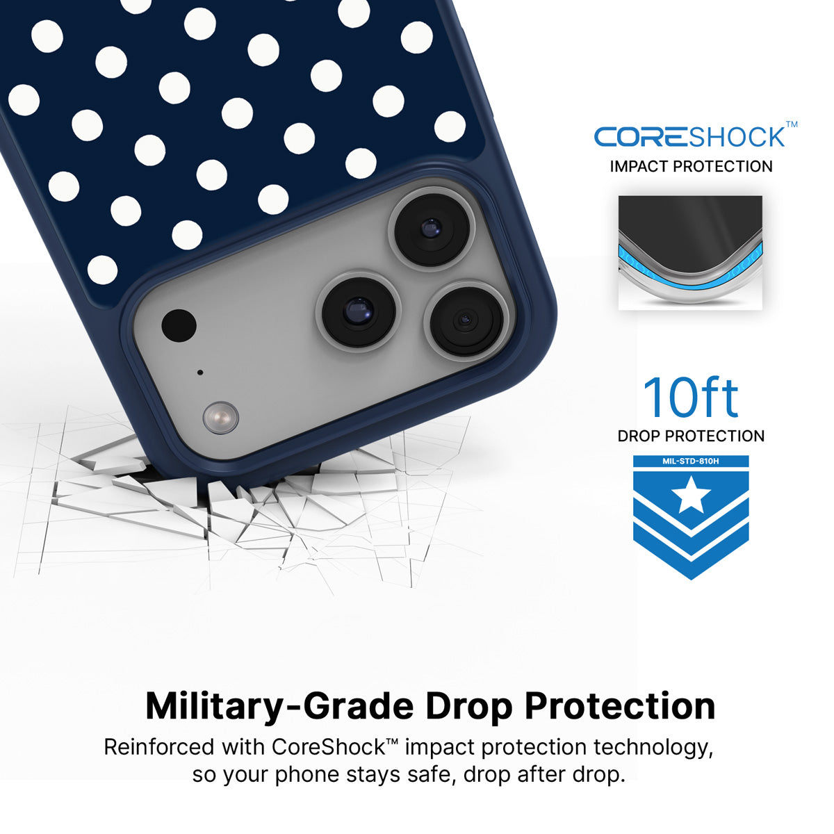Deep Sea MagSafe case with drop protection