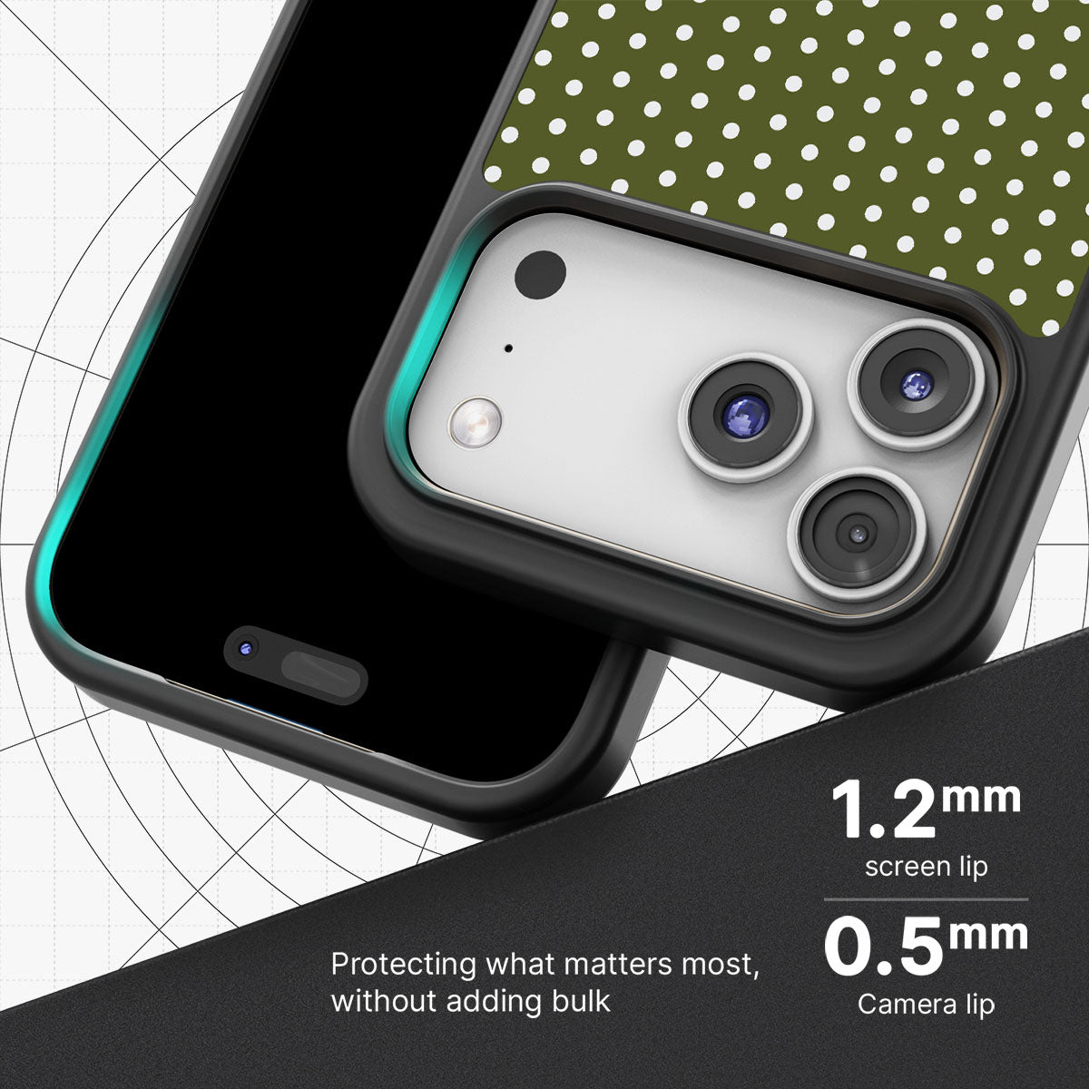 Forest Mesh - iPhone 17 Pro Max Case #case type_core (magsafe), #case type_core (non magsafe)