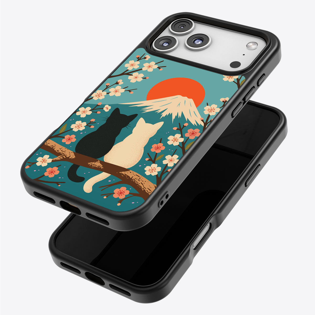 Fuji Cats - iPhone 17 Pro Max Case #case type_core (magsafe), #case type_core (non magsafe)