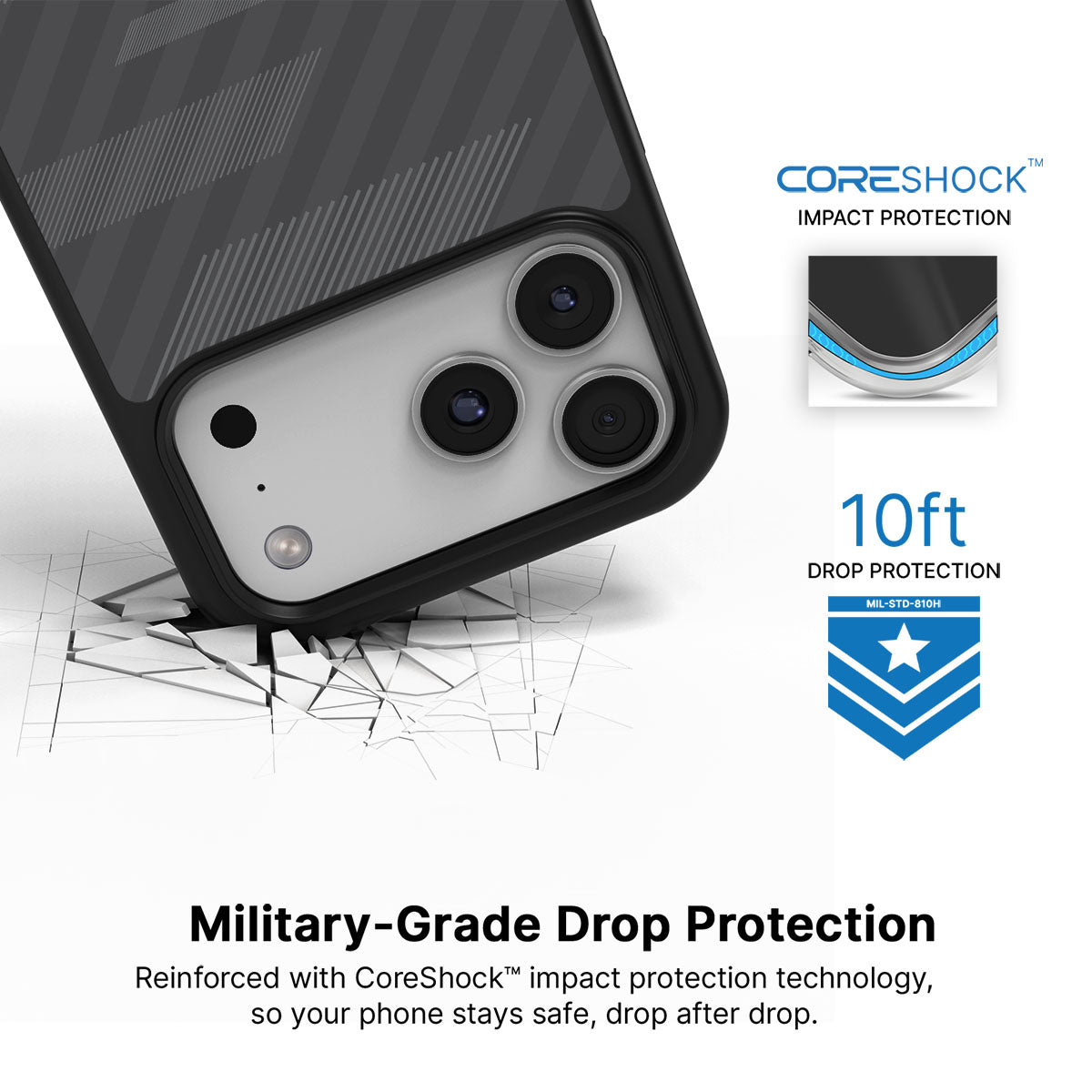 Gray Twill Play - iPhone 17 Pro Max Case #case type_core (magsafe), #case type_core (non magsafe)