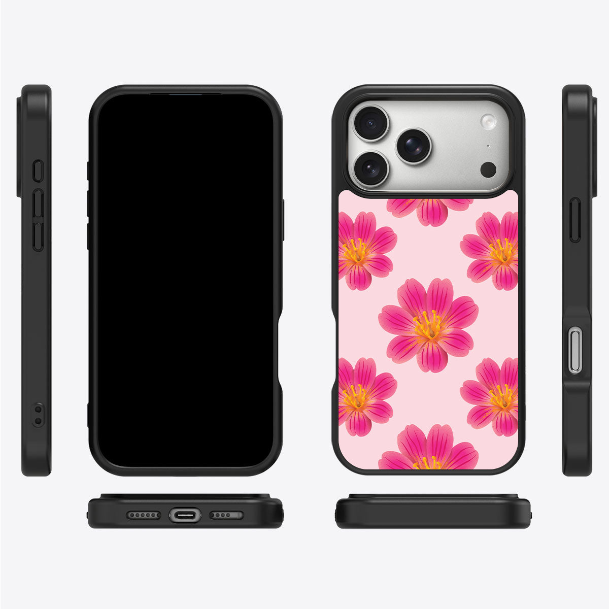 Lewisia Cotyledon - iPhone 17 Pro Max Case #case type_core (magsafe), #case type_core (non magsafe)