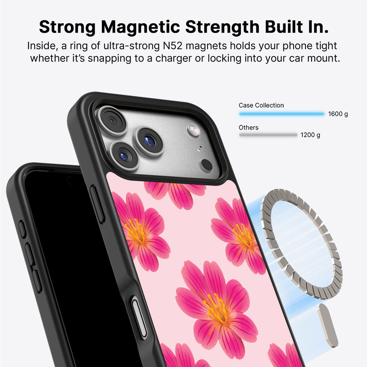 Lewisia Cotyledon - iPhone 17 Pro Max Case #case type_core (magsafe)