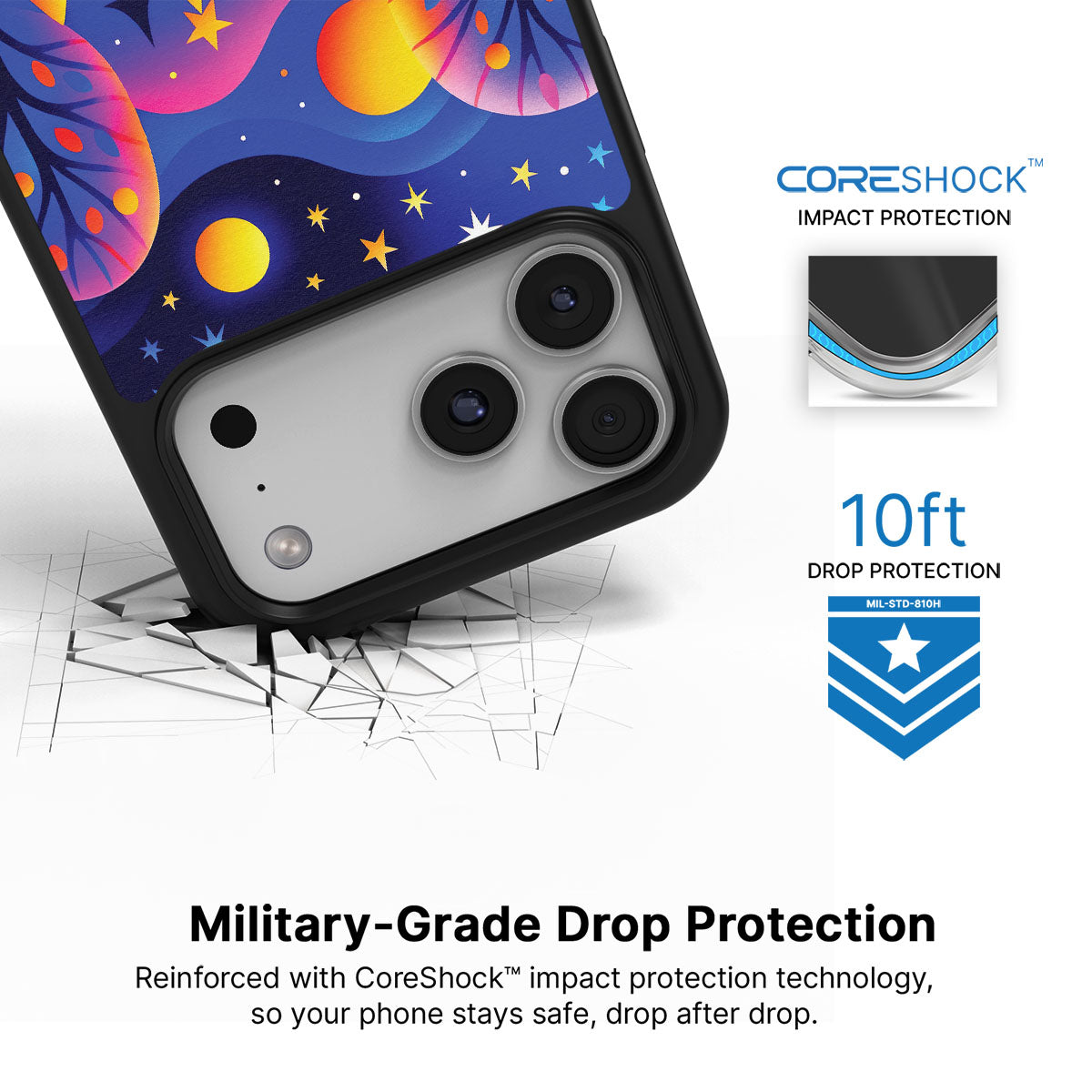 Luminous Joy - iPhone 17 Pro Max Case #case type_core (magsafe), #case type_core (non magsafe)