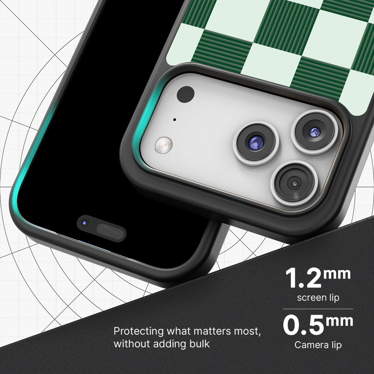 Luxe Emerald - iPhone 17 Pro Max Case #case type_core (magsafe), #case type_core (non magsafe)