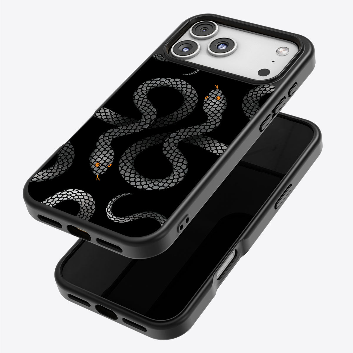 Noir Serpent - iPhone 17 Pro Max Case #case type_core (magsafe), #case type_core (non magsafe)