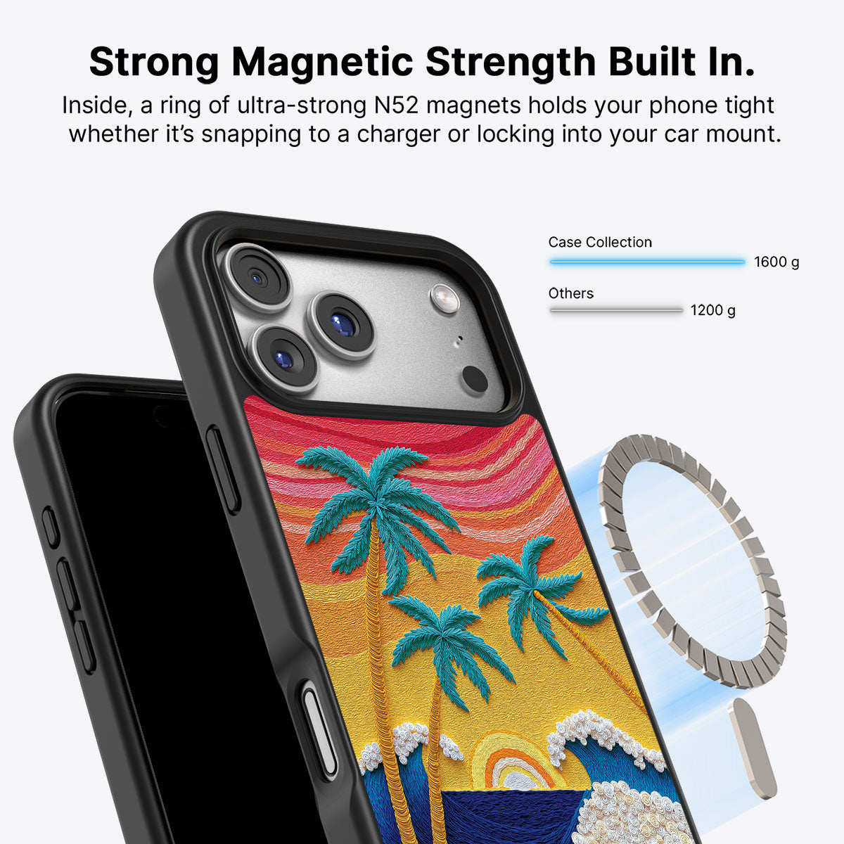 Tropical Designer iPhone 17 Pro Max Case – Paper Tropics | MagSafe