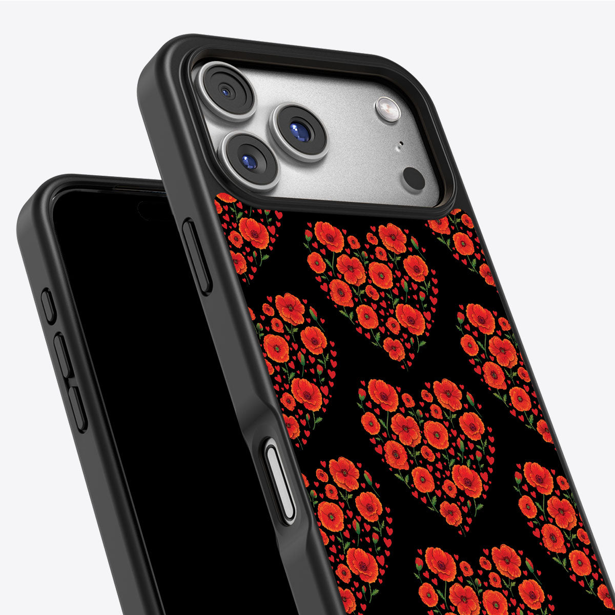 Poppy Heart - iPhone 17 Pro Max Case #case type_core (non magsafe)
