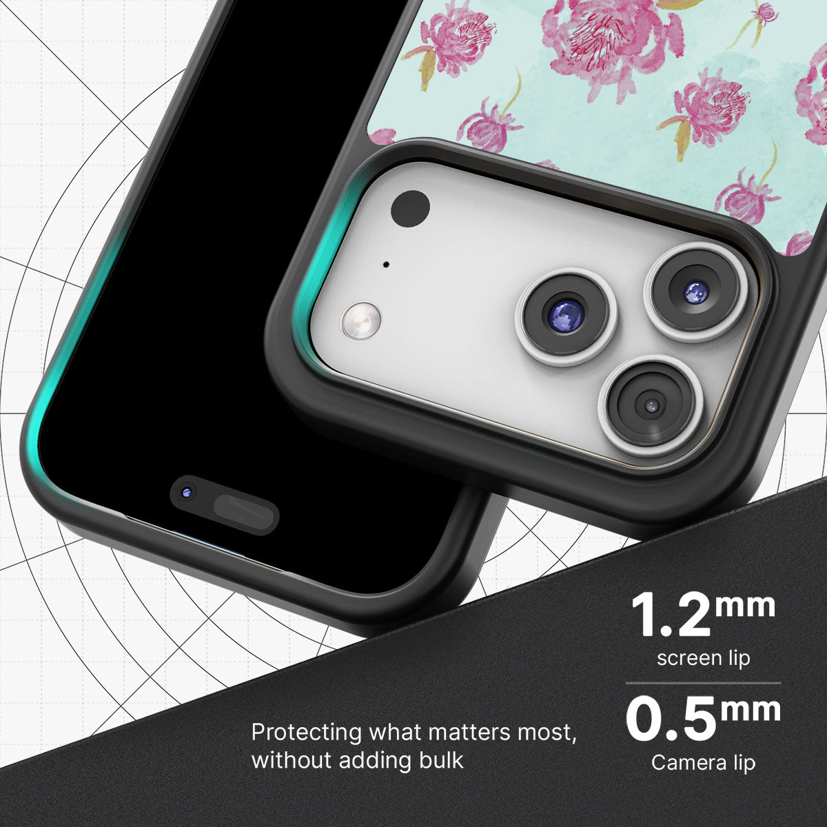 Rose Impressions - iPhone 17 Pro Max Case #case type_core (magsafe), #case type_core (non magsafe)