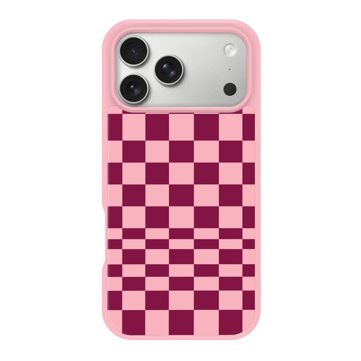 Rouge Board design back view – iPhone 17 Pro Max case