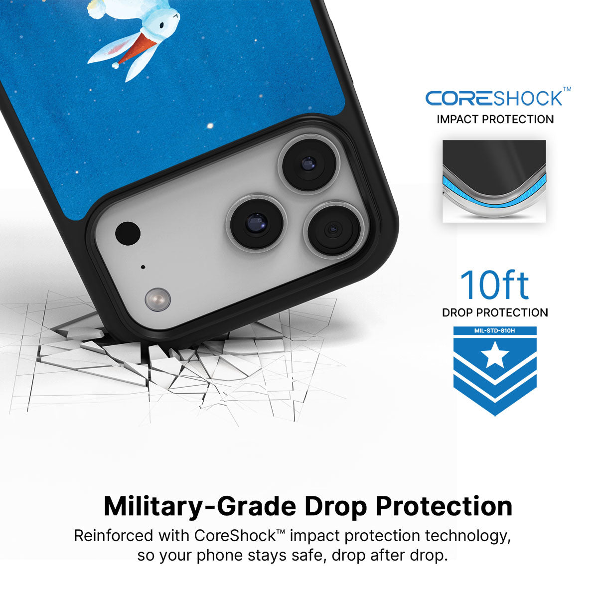 Santa Bunny - iPhone 17 Pro Max Case #case type_core (magsafe), #case type_core (non magsafe)