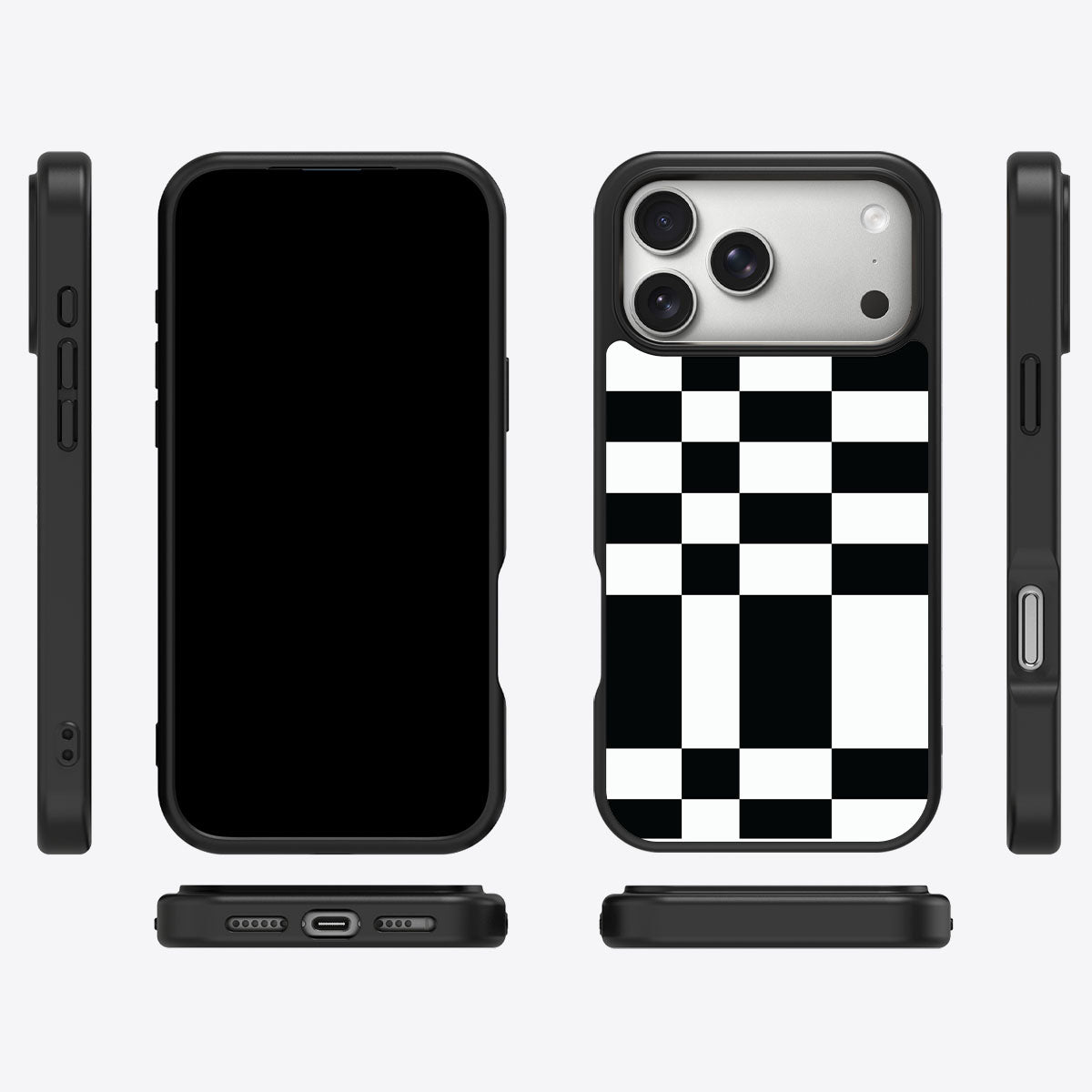 Skewed Checks - iPhone 17 Pro Max Case  #case type_core (magsafe), #case type_core (non magsafe)