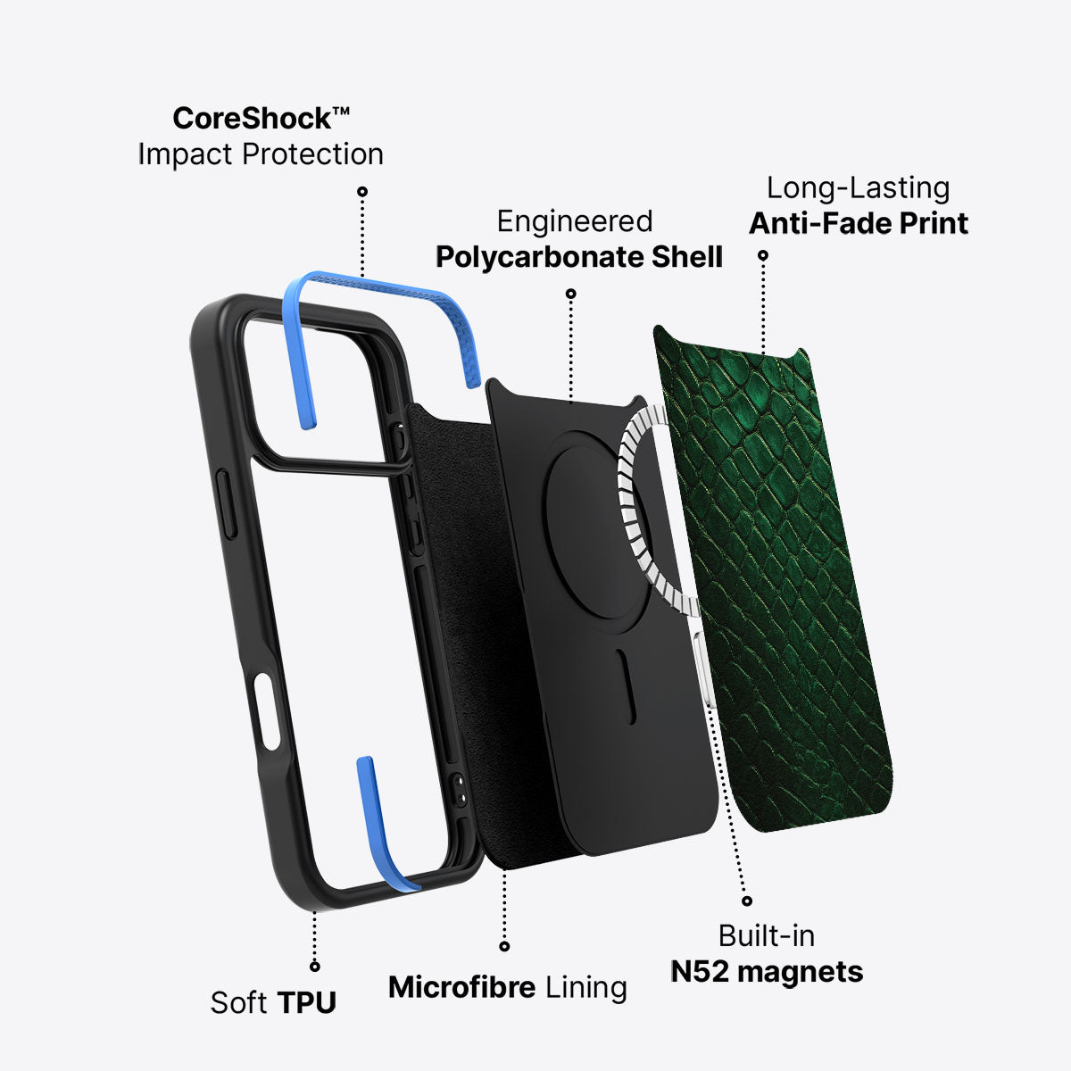 Slytherin Senses - iPhone 17 Pro Max Case  #case type_core (magsafe)