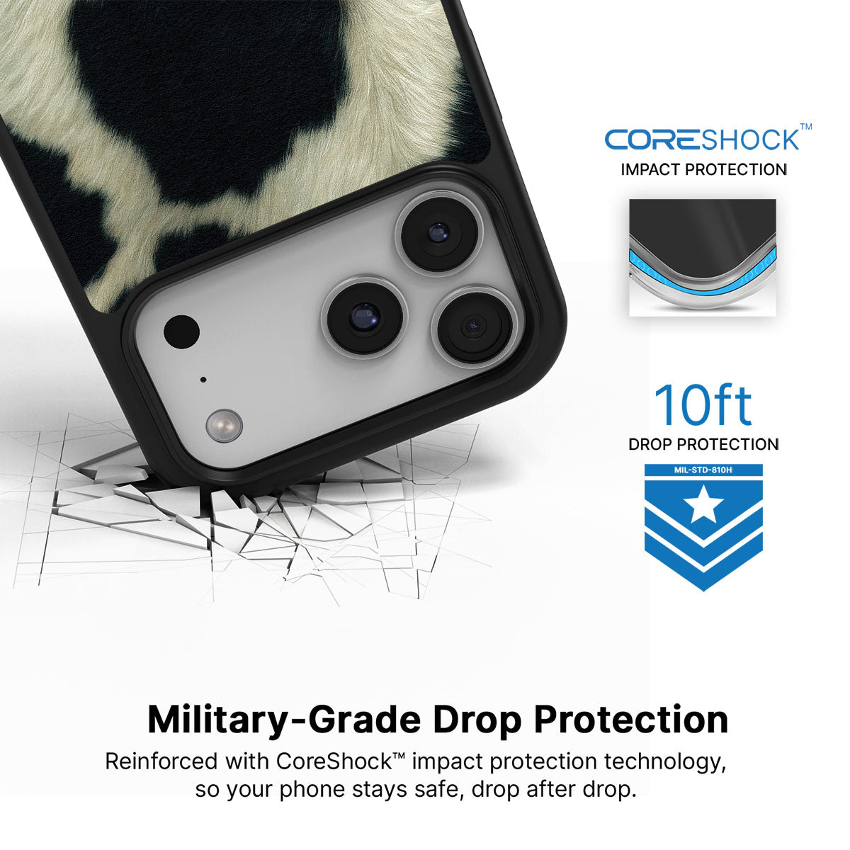 Swiss Cow - iPhone 17 Pro Max Case  #case type_core (magsafe), #case type_core (non magsafe)