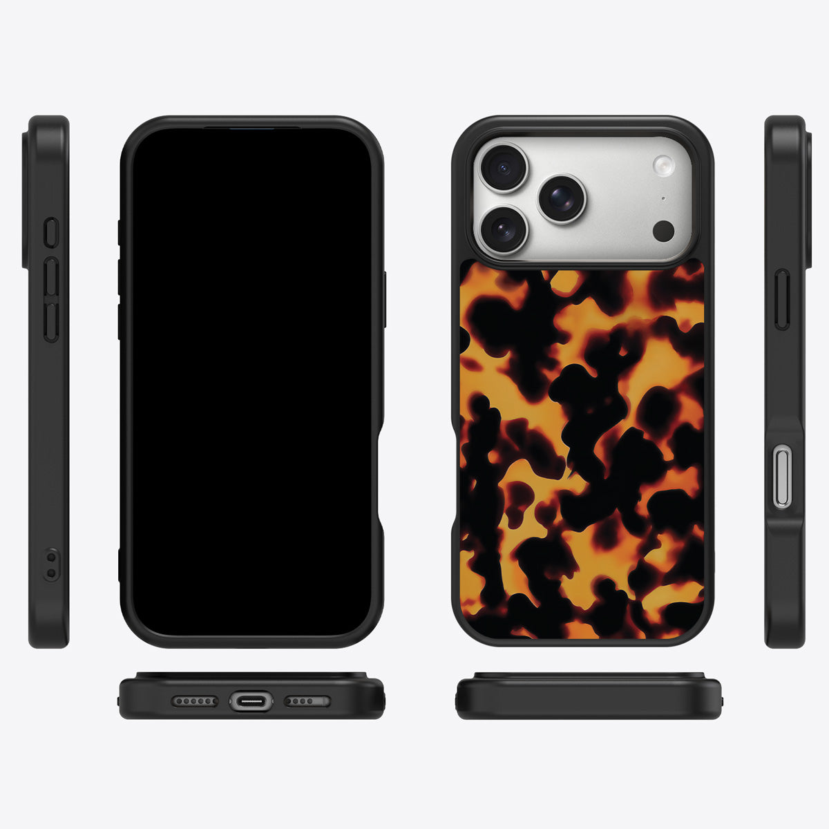 Animal Print Designer iPhone 17 Pro Max Case – Tortoise Shell | MagSafe