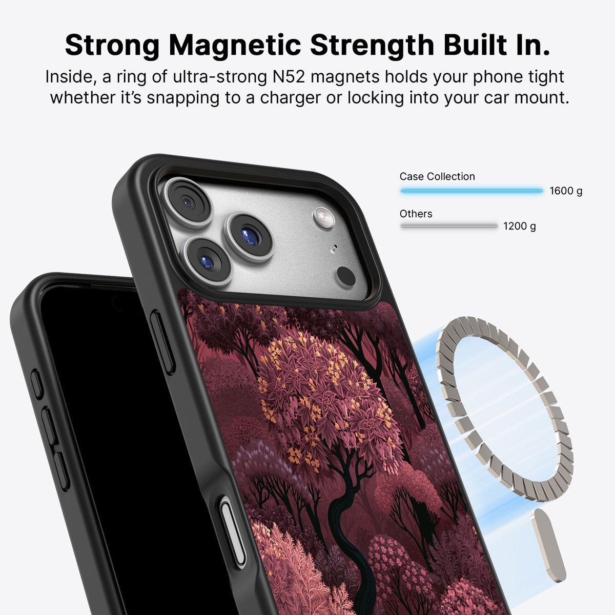 iPhone 17 Pro Max MagSafe case – Velvet Reverie design