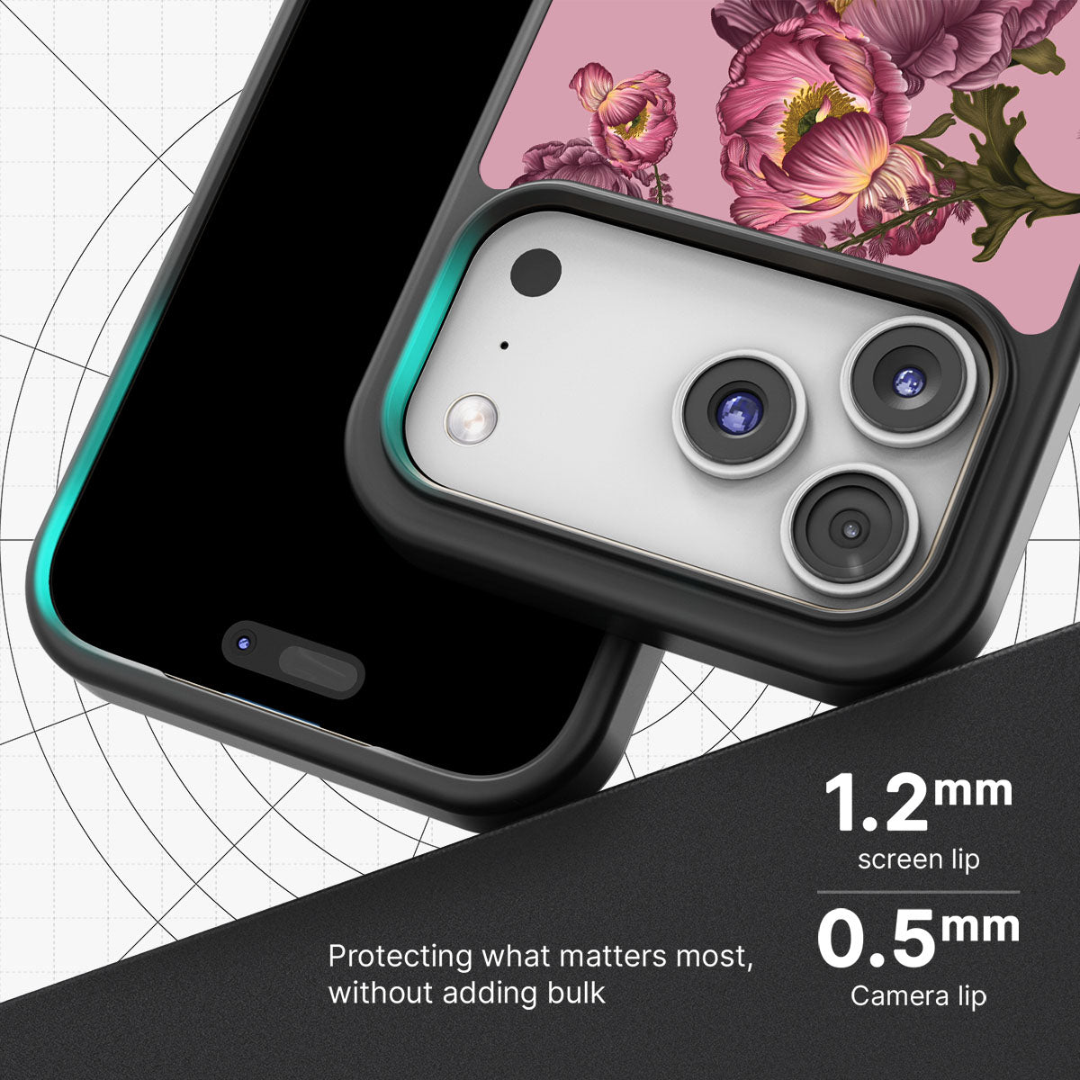 Vintage Blossoms - iPhone 17 Pro Max Case #case type_core (magsafe), #case type_core (non magsafe)